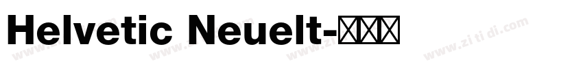 Helvetic Neuelt字体转换